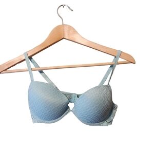 La Senza Remix  blue underwire push-up bra